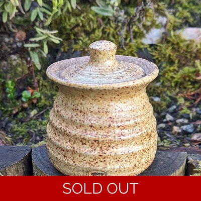 Robert Tinnyunt | Pottery Mustard Pot -  Kingsteignton, Devon.